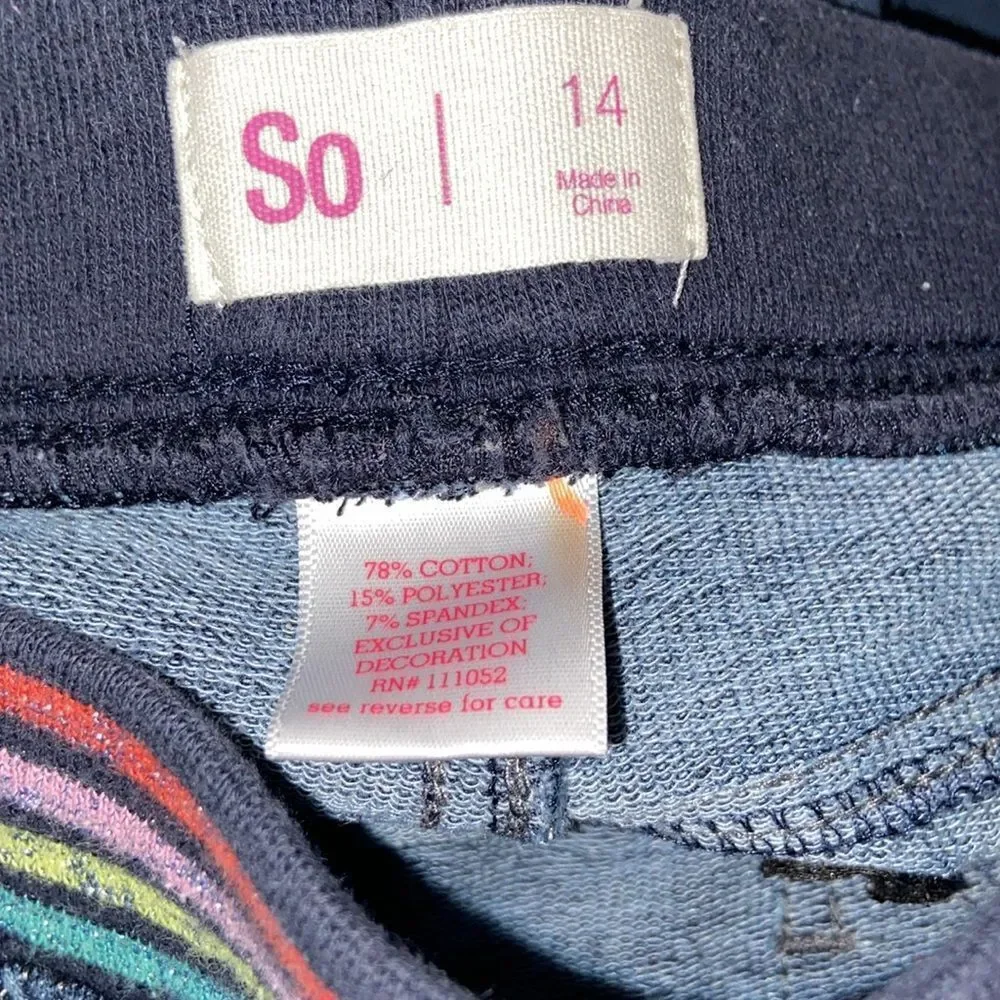 10/For$50 So Girl Pants Size 14 Stretch